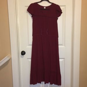 Red Old Navy summer dress